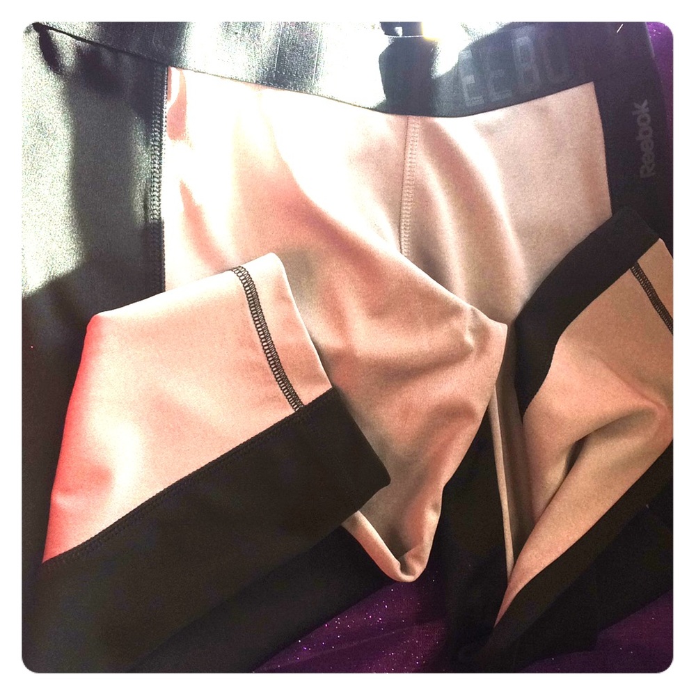 Reebok spandex 3/4 Gym Pants